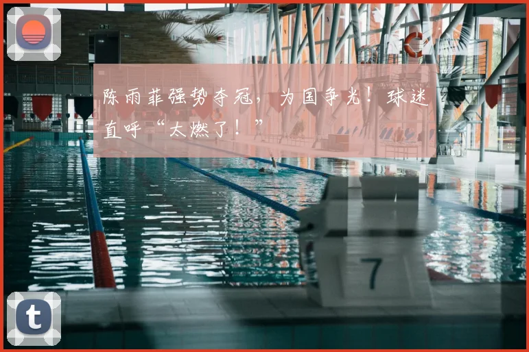 陈雨菲强势夺冠，为国争光！球迷直呼“太燃了！”